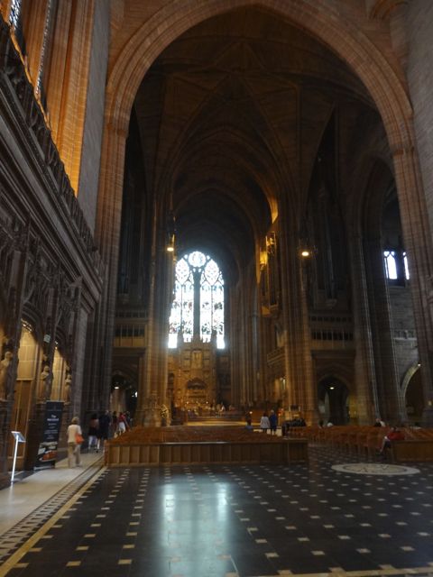 Interior of the Liverpool Cathedral