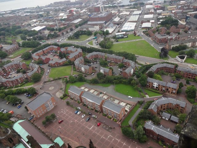 Liverpool from above