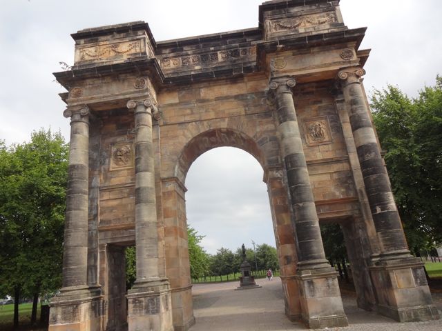 Entrance to Glasgow Green
