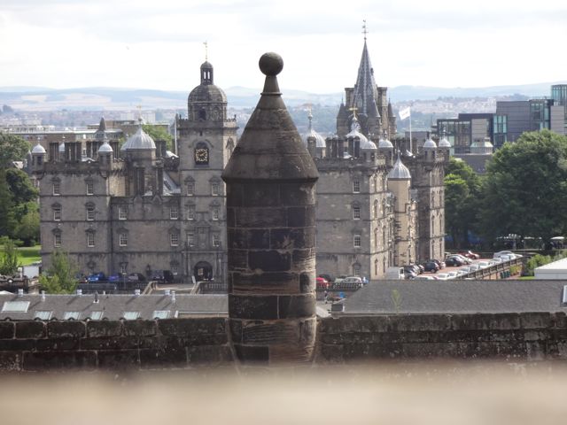 A view of George Heriot's School from the Edinburgh Castle