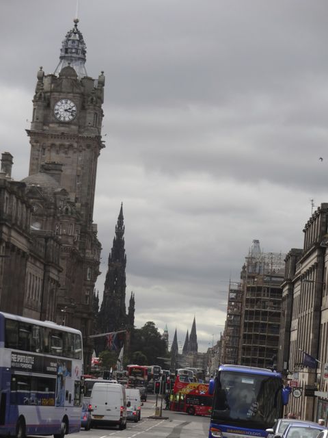 The view down Princes Street