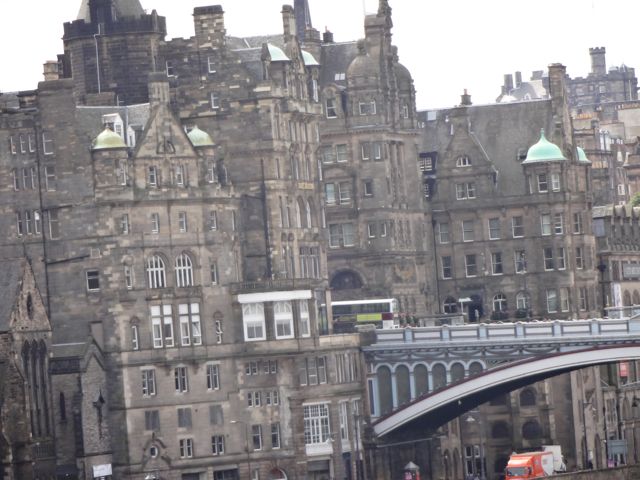 North Bridge entering into Edinburgh's Old Town