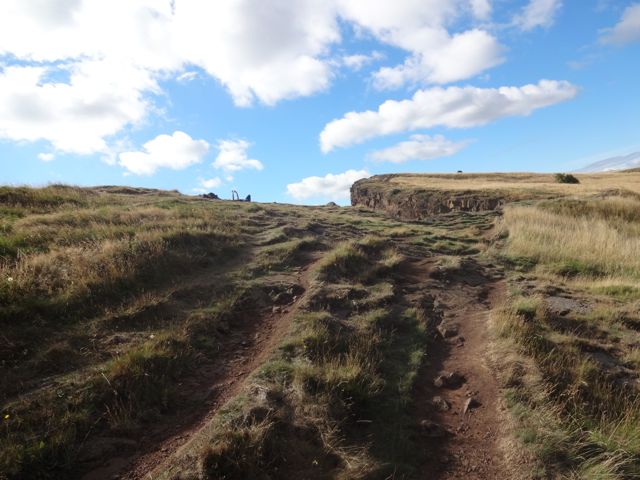 Atop the western ledge of Salisbury Crags