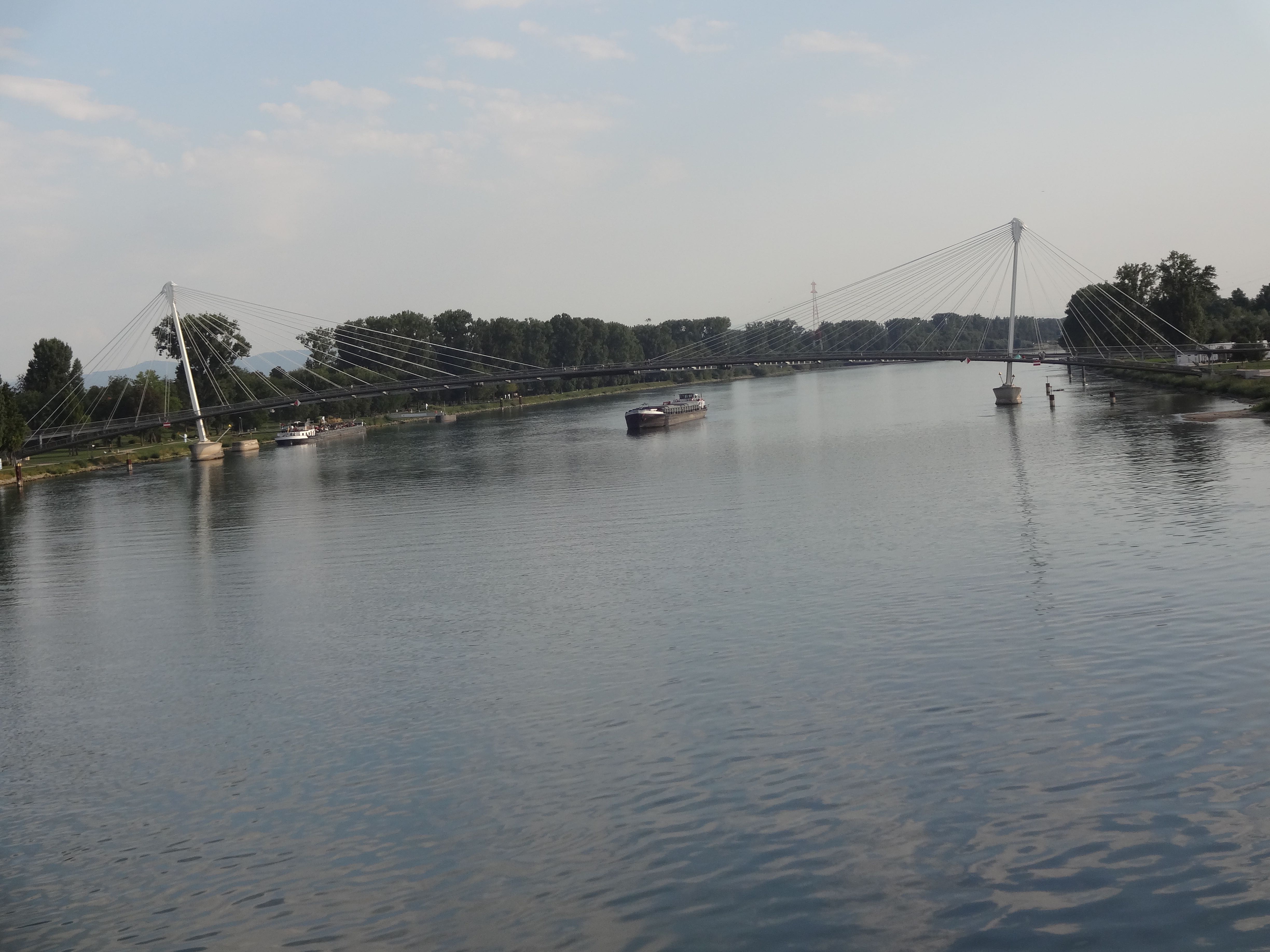 The Rhine - Germany on the left, France on the right