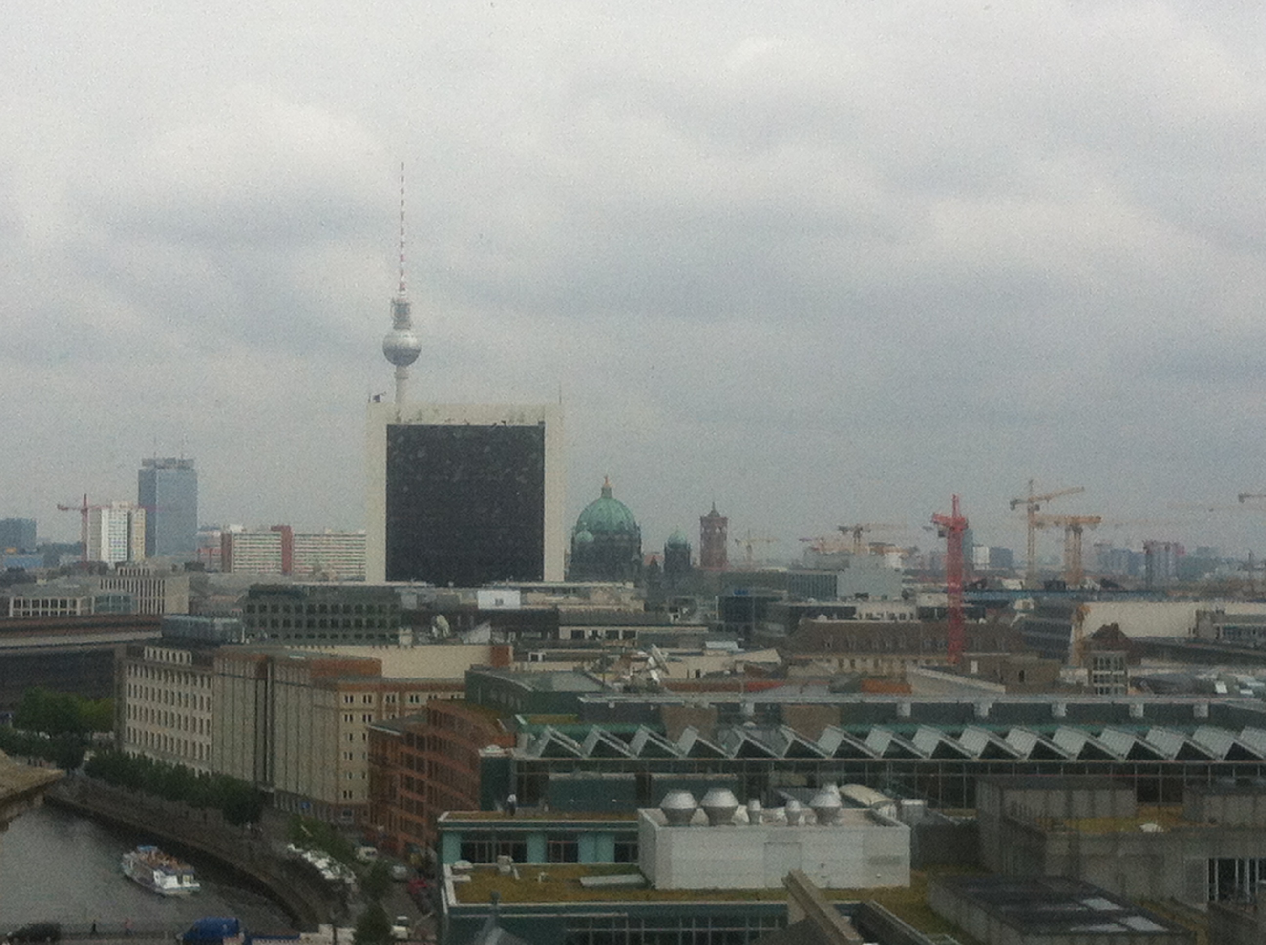 Berlin as seen from the top of the Reichstag