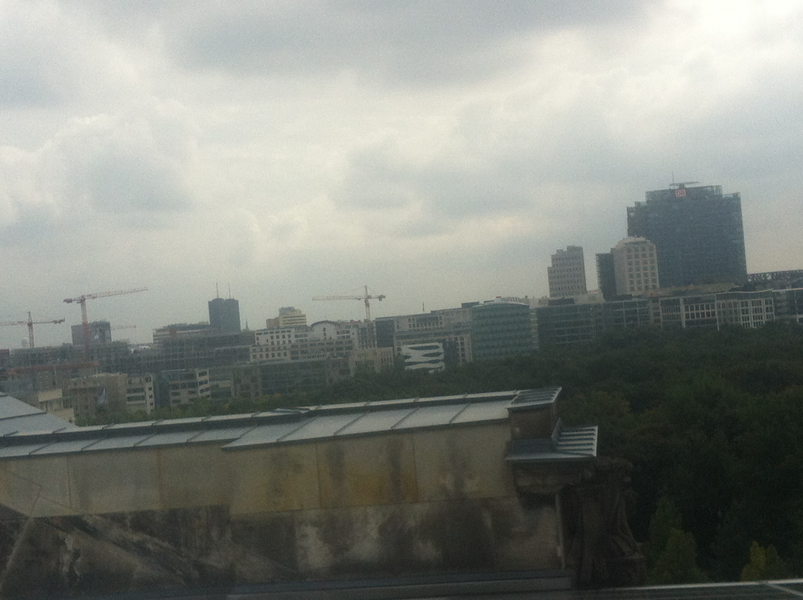 Berlin as seen from the top of the Reichstag