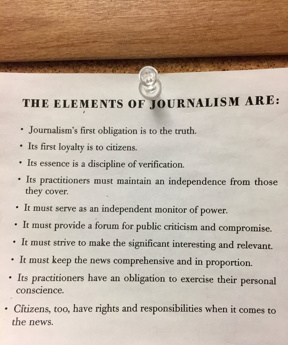 The “Elements of Journalism” Christopher Wink