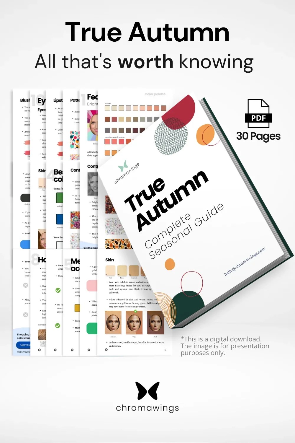 True Autumn Guide Everything That Matters In One E Book Chromawings