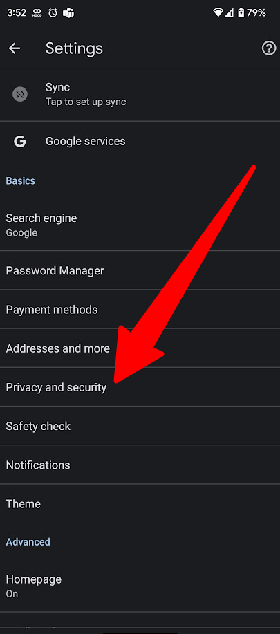 Privacy and Security  - Android