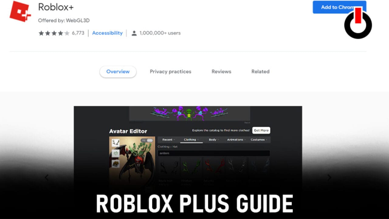 Roblox Google Chrome Extension Add To Your Chrome Roblox Google Chrome Extension 1 