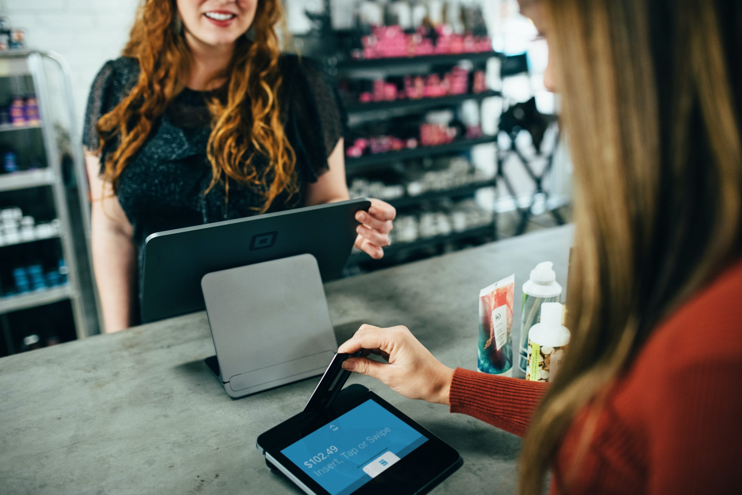 picture showing a customer