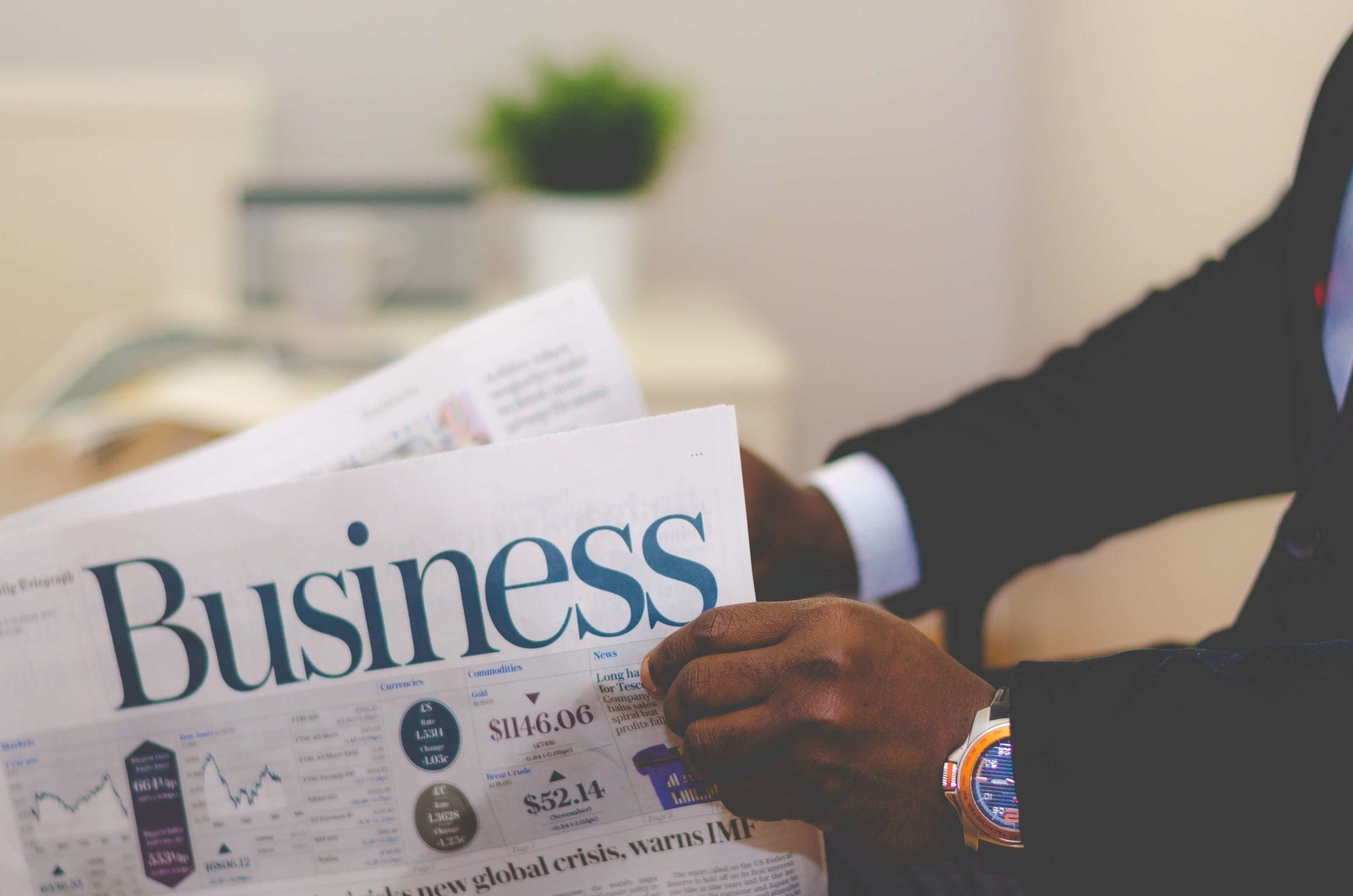 Picture showing business man