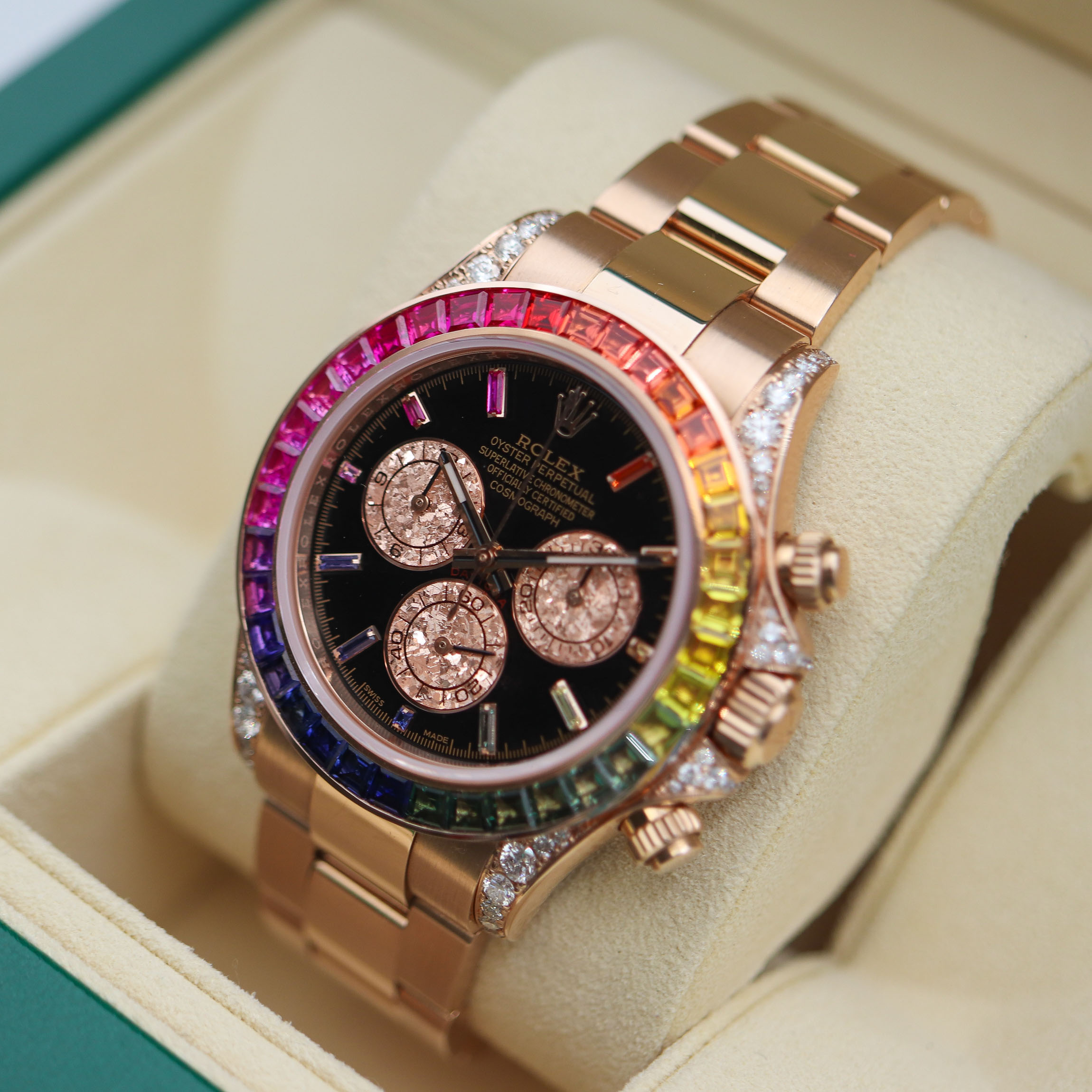 Daytona Rainbow Custom Rolex 116505