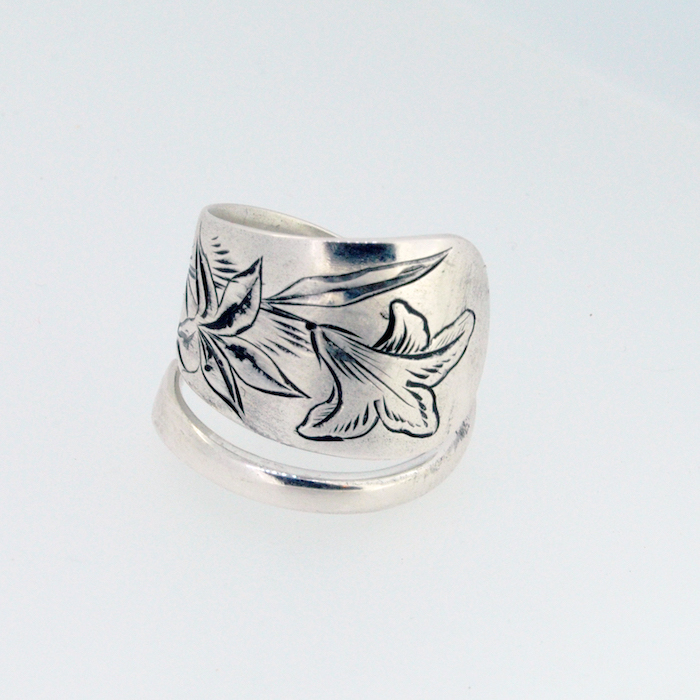 Lily Etched – CH SilverWear