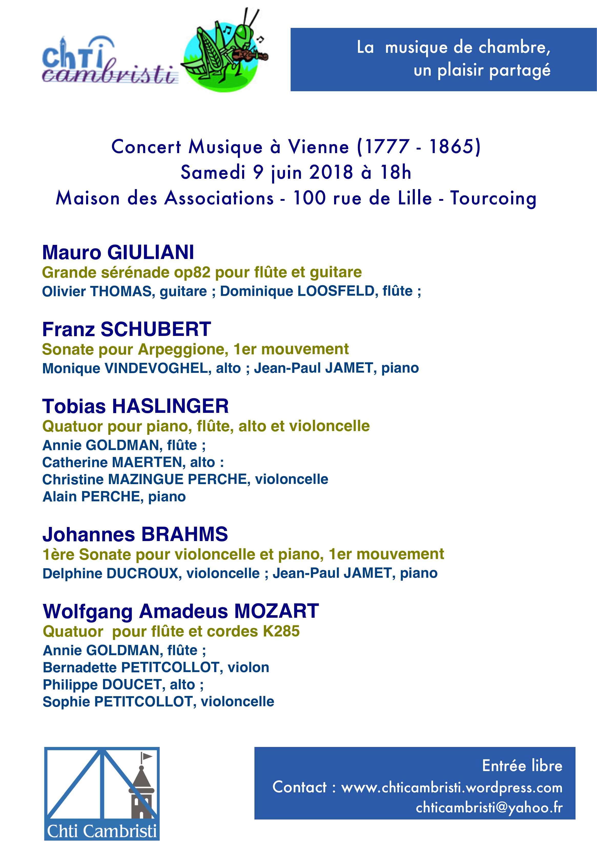 Programme 9 juin 2018