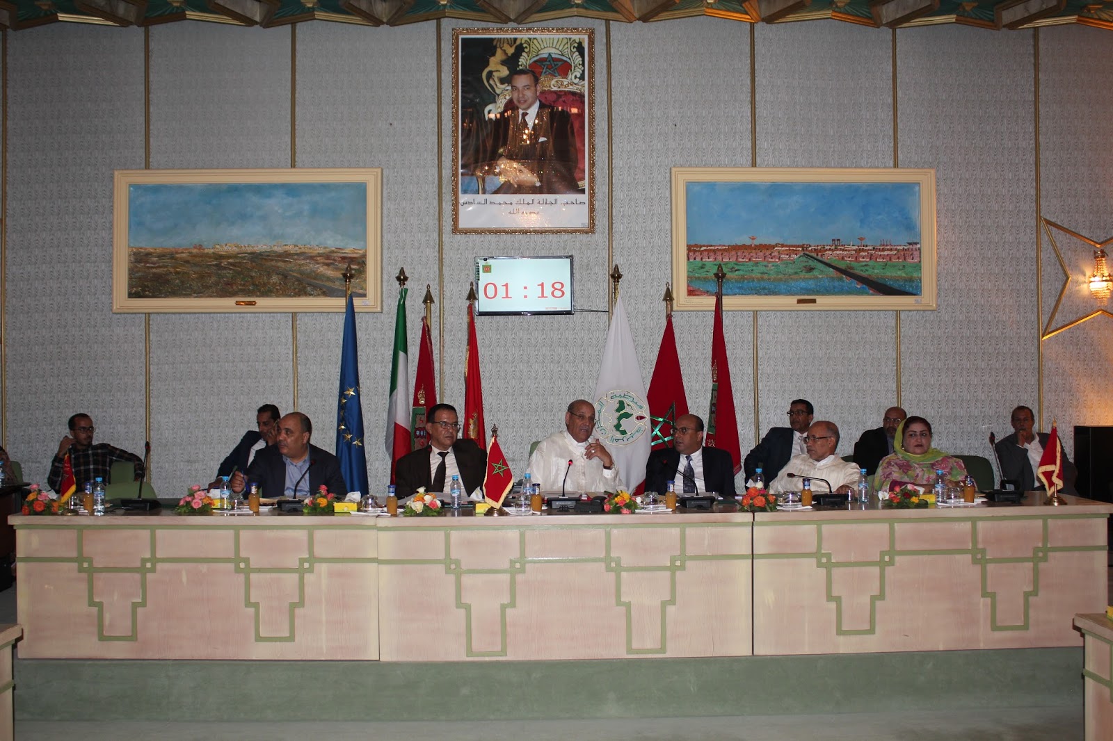 المجلس الجماعي لمدينة العيون يعقد جلسة حول ‘إنفلونزا الخنازير’