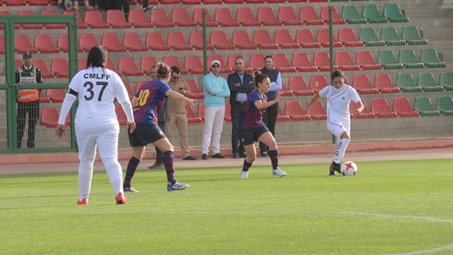 النادي البلدي النسوي ينتصر في وديته ضد برشلونة..