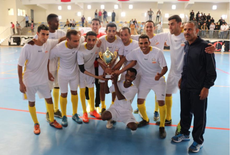 فریق الوقایة المدنیة يفوز بدوري كرة القدم المصغرة المنظم من طرف ولایة أمن العیون..