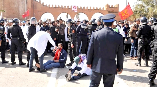 الأساتذة المتعاقدون يخرجون في وقفات احتجاجية الخميس أمام محاكم المملكة