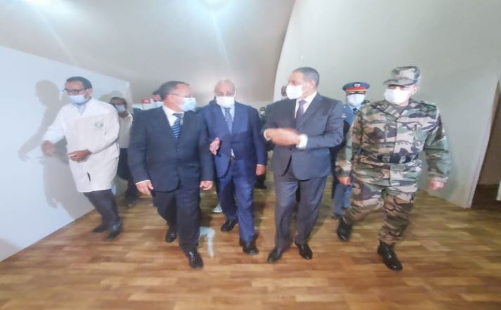 والي العيون يشرف على افتتاح مستشفى ميداني لمواجهة إرتفاع إصابات كورونا