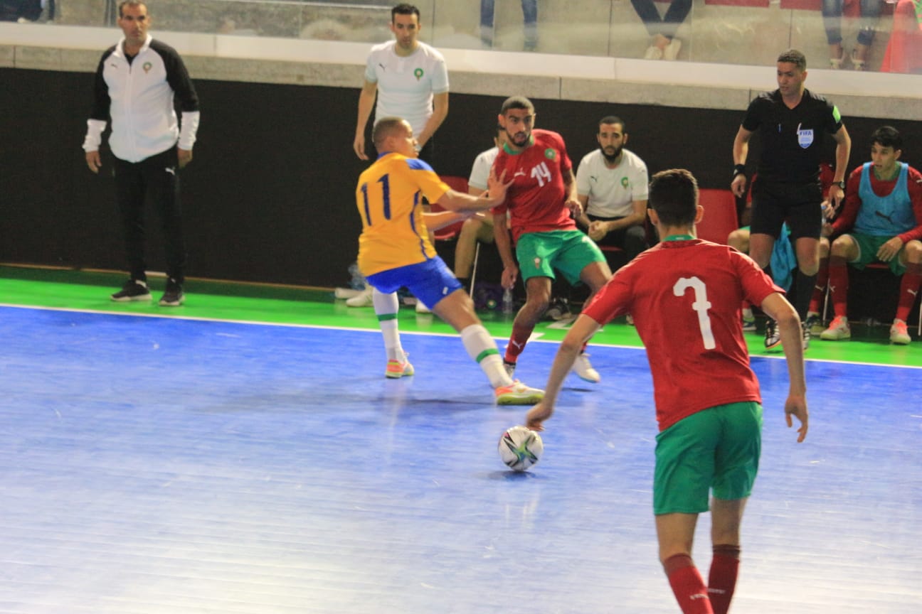 منتخب القاعة يفوز على البرازيل في لقاء ودي بمدينة العيون