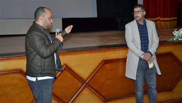 سعيد زريبيع و سالم بلال يترافعان عن فيلمهما صرة الصيف في العرض الأول بمهرجان الإسماعيلية الدولي للفيلم