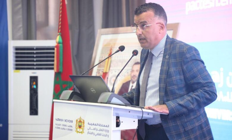 الجامعة تقرر العدول عن قبول استقالة “حميد الركيبي”، ليستمر على رأس المدرسة العليا للتكنولوجيا بالعيون