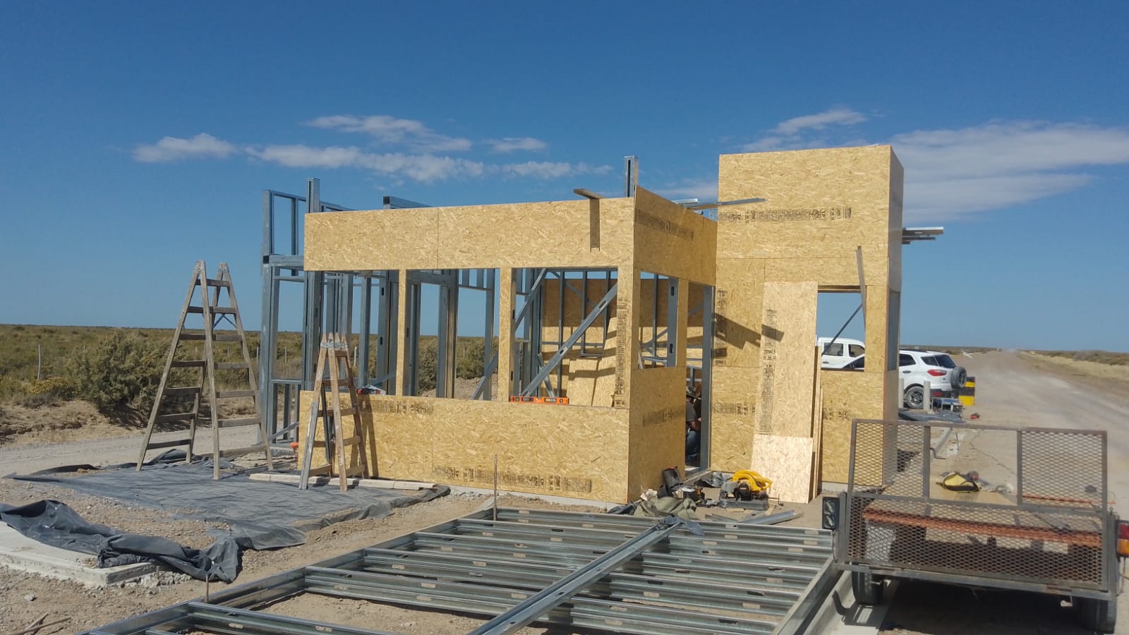 Provincia construye un puesto de control en el Área Natural Protegida Península Valdés