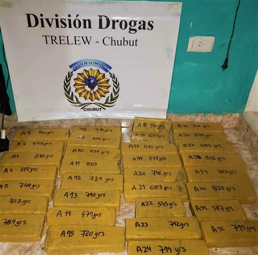 Drogas: El Gobierno reportó 600 detenciones en 2022 por tráfico y venta en Chubut