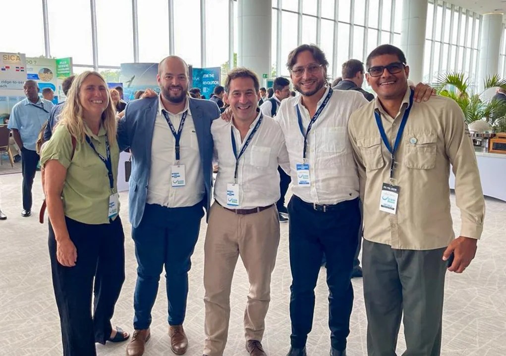 Luque en Panamá: participó del congreso mundial sobre protección de los Océanos