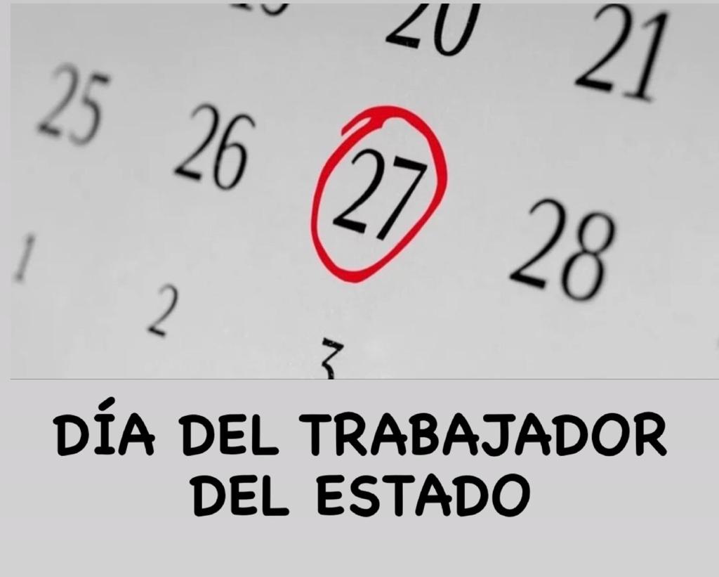 Habrá asueto este martes en Chubut por el Día del Trabajador del Estado
