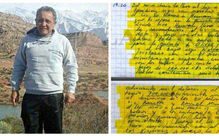 Causa Cuadernos: un peritaje confirmó adulteraciones y apuntó al amigo de Oscar Centeno