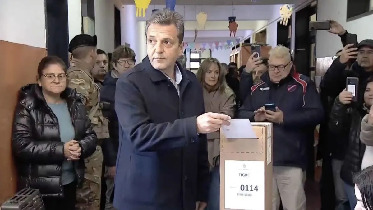 Con cábala- Serio Massa votó en Tigre y se fue a la casa de la madre
