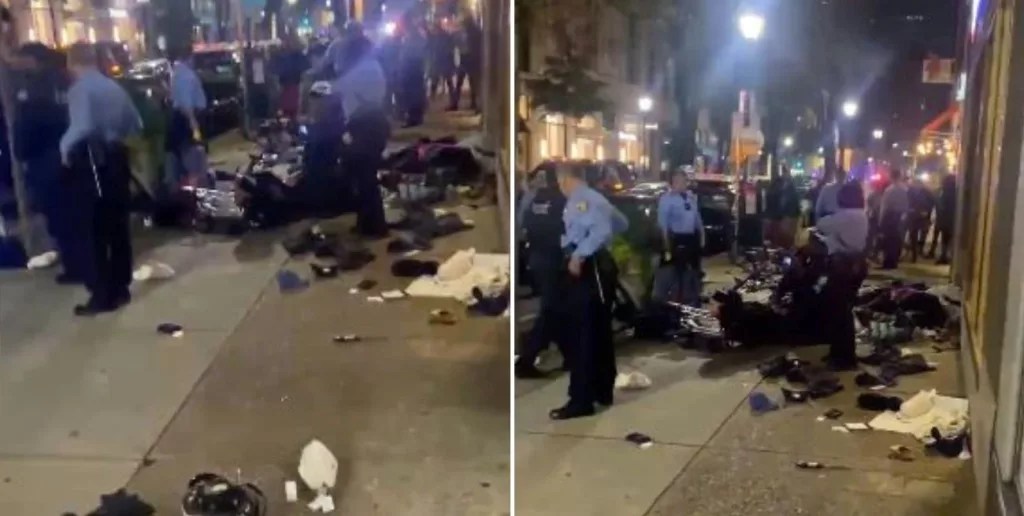 Masivos saqueos en Estados Unidos: asaltaron comercios y se enfrentaron a la Policía en Filadelfia