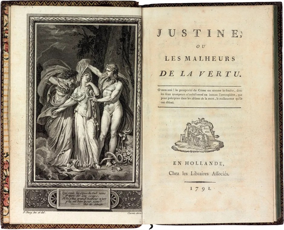 Un libro decisivo sobre libertades: ‘Justine, o Los infortunios de la Virtud’, del Marqués de Sade