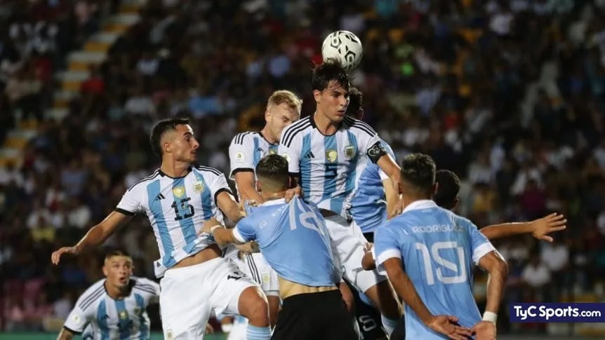Preolímpico Sub 23: Argentina igualó 3 a 3 con Uruguay y mantuvo el invicto