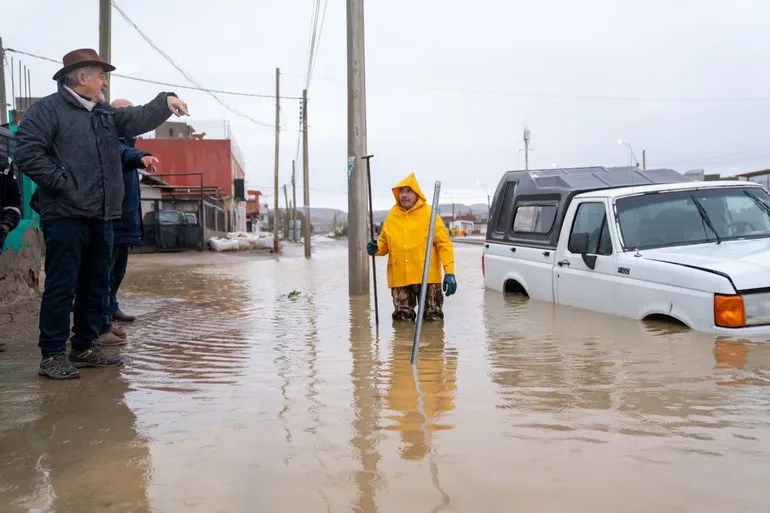 Comodoro golpeada por las últimas lluvias: el Municipio reclamó obras paradas a Nación