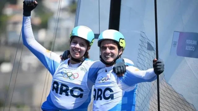 Paris 2024: Majdalani y Bosco consiguieron la medalla de plata en vela  