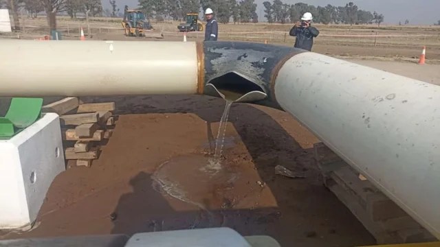 Explotó parte del Gasoducto Norte durante unas pruebas hidráulicas: no hubo heridos ni fuga de gas