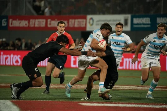 Los Pumas 7s, medalla de bronce en Dubái al ganarle a Nueva Zelanda