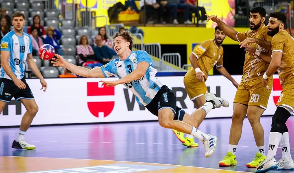 Mundial de Handball: Argentina derrotó por 1 tanto a Bahréin y pasó de ronda
