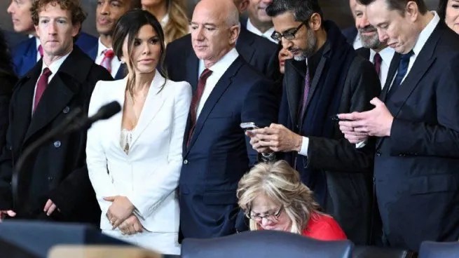 El poder tras el poder: Elon Musk, Mark Zuckerberg y Jeff Bezos ‘el gabinete’ de financistas de Trump