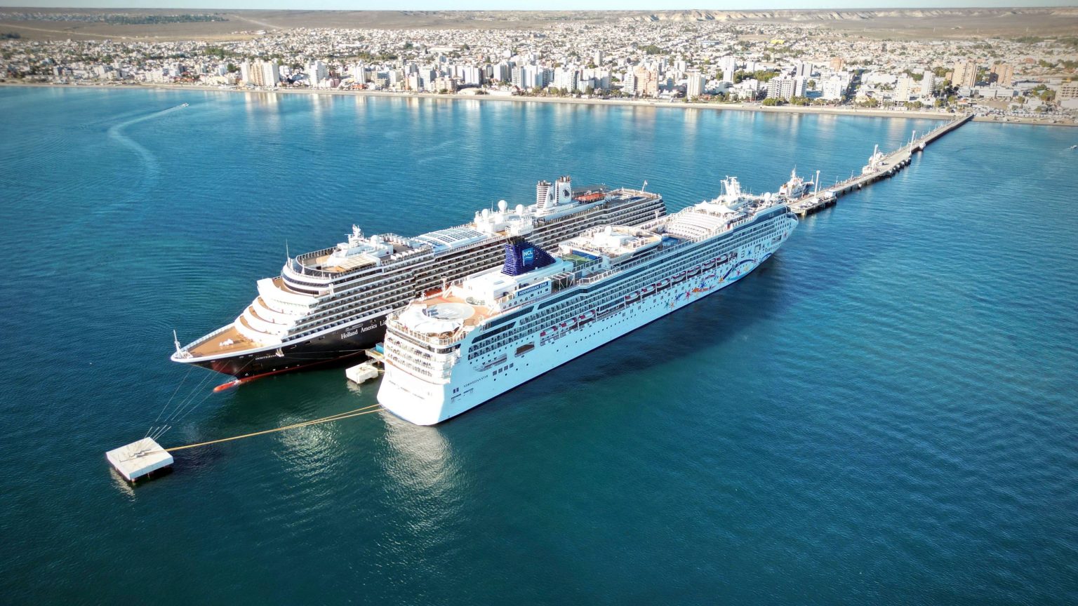 Dos cruceros en Puerto Madryn este fin de semana: el Vasco da Gama y el Odyssey hacen noche