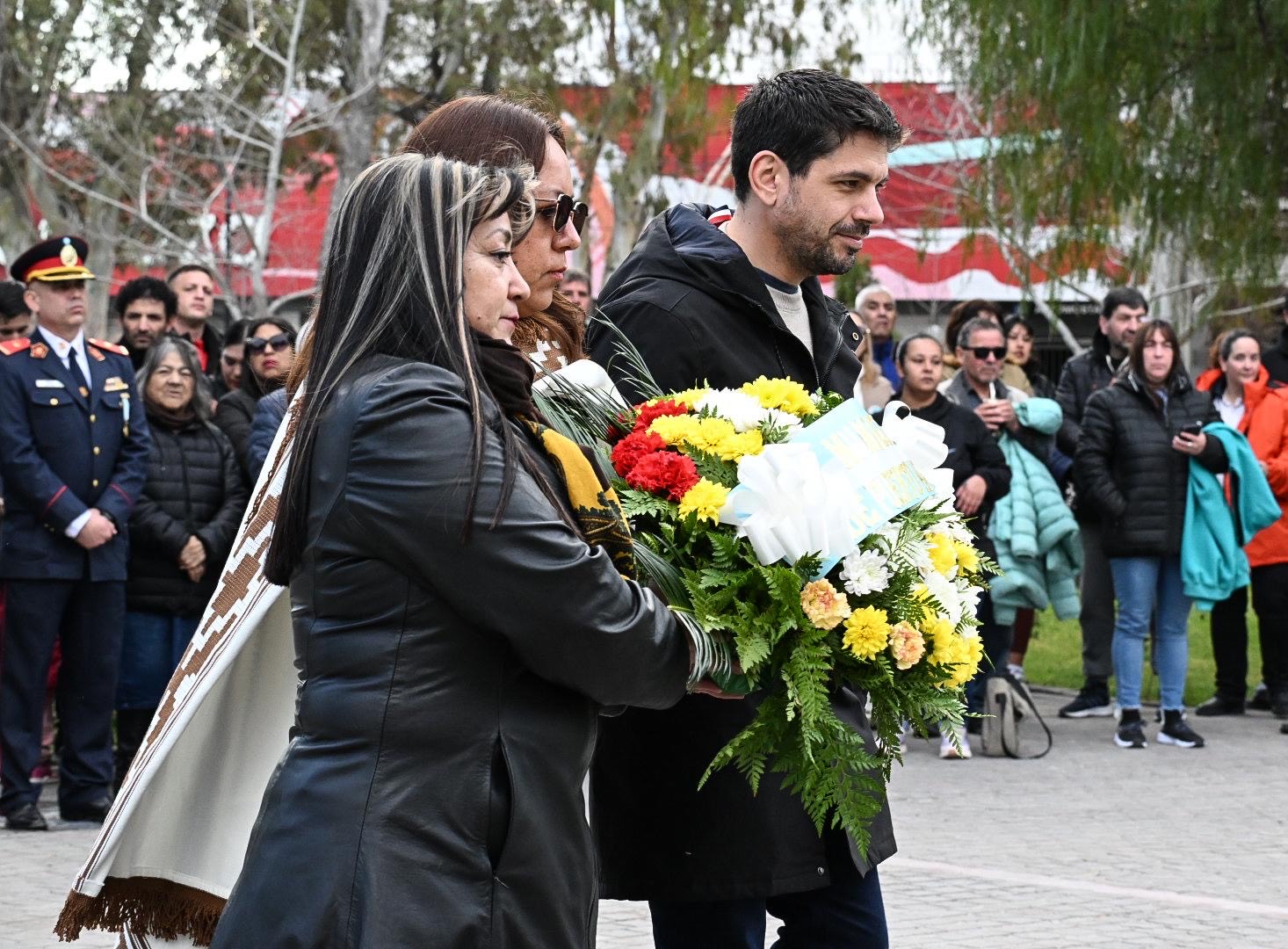 Madryn: El viceintendente encabezó el acto por el 175° Aniversario del fallecimiento del General San Martín