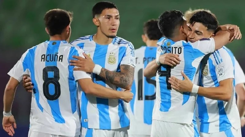 Mundial Sub 20: Argentina se floreó ante Nigeria 4 a 0 y va por México