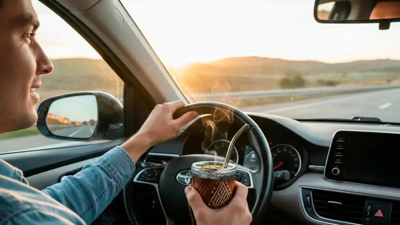 Tomar mate al volante: en qué Provincias está prohibido y por qué la multa es carísima