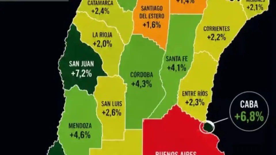 Papelón libertario: Milei viralizó un mapa falso al que le faltan Tucumán y las Malvinas