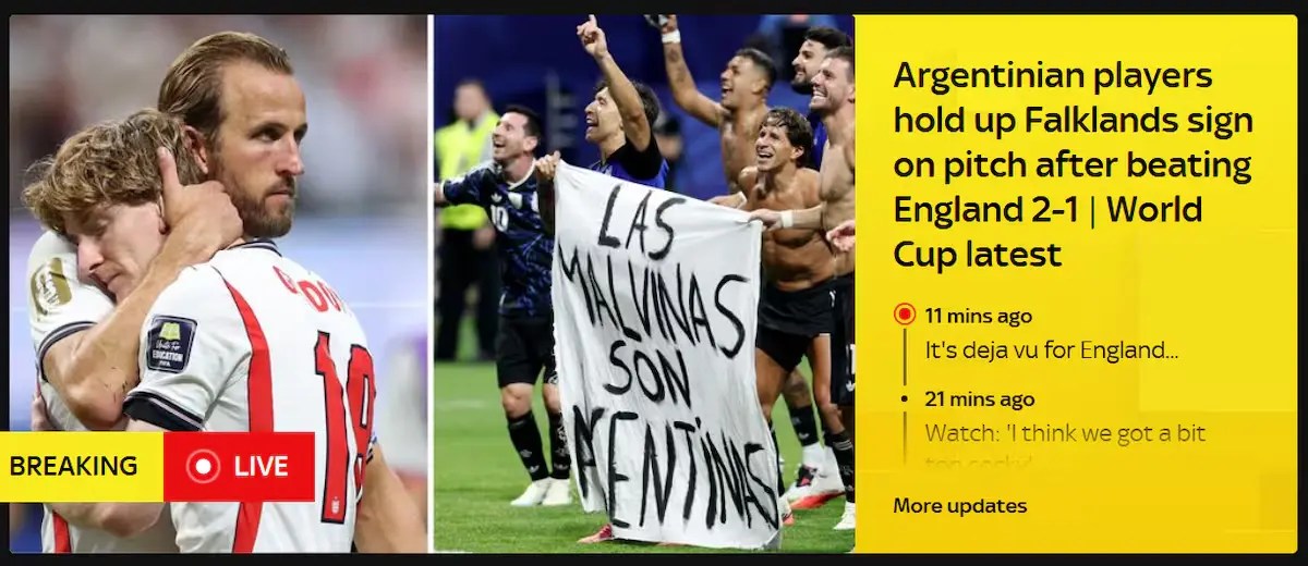 Los medios ingleses acusaron los golpes: entre la admiración futbolística y los dolores imperialistas