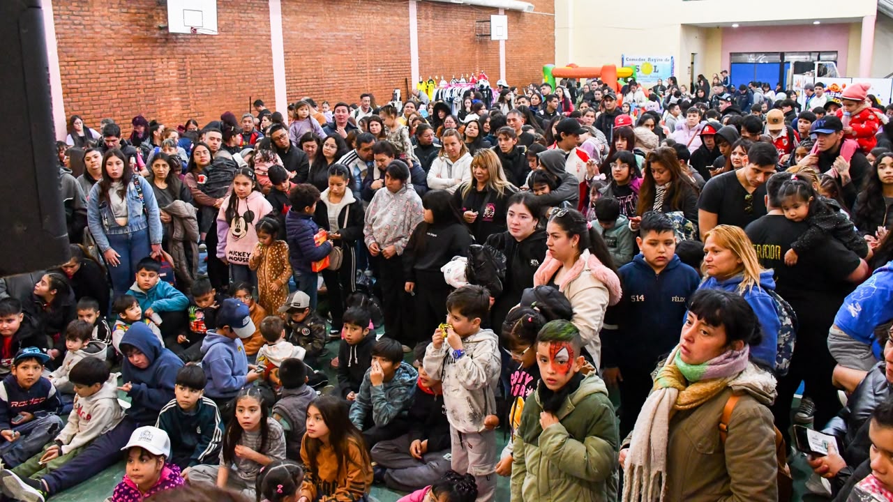 Más de mil chicos disfrutaron del festejo por el Día del Niño en Comodoro 