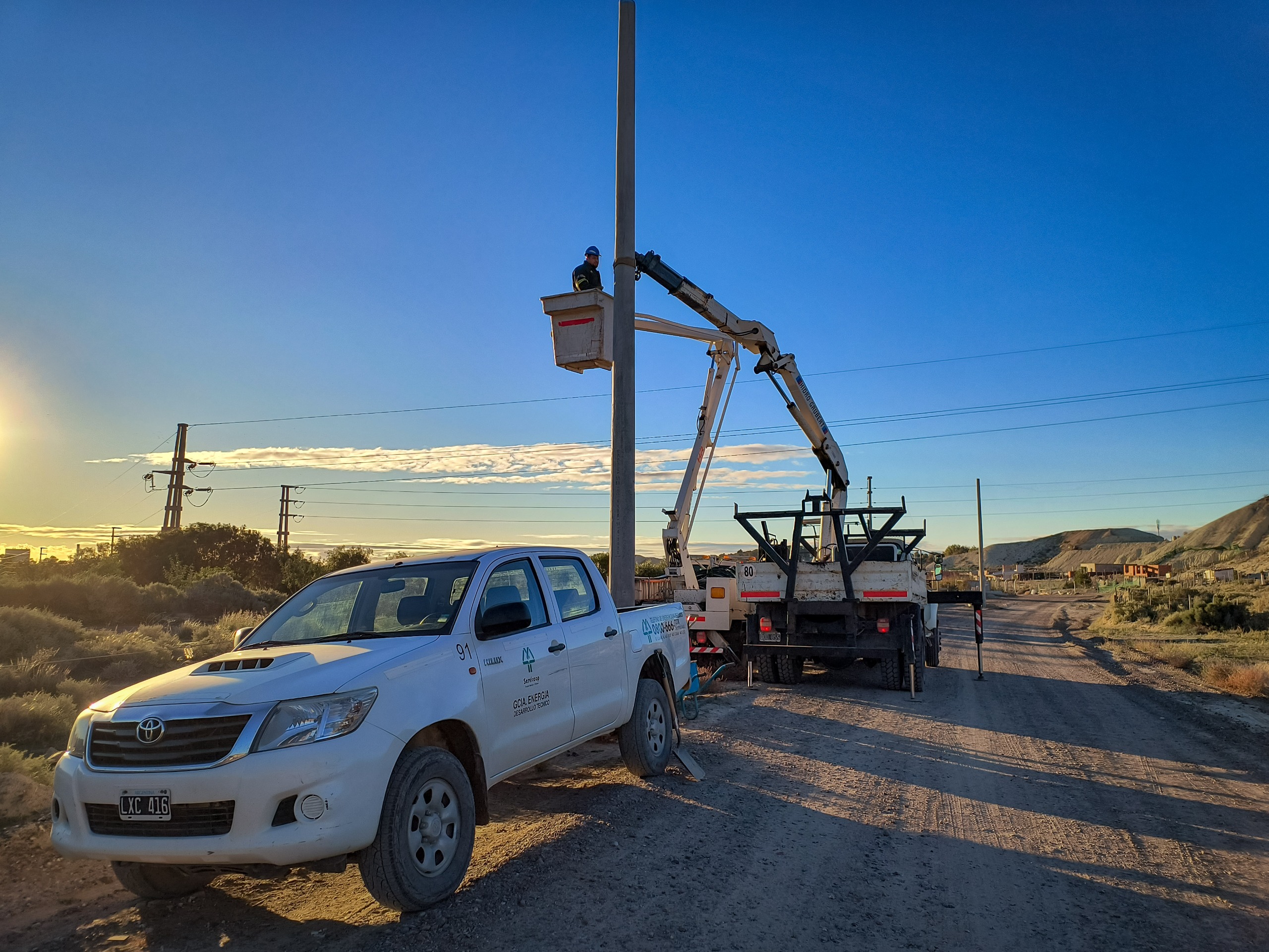 Habrá cortes de luz en zona Sur de Madryn por tareas de mantenimiento sobre redes de media tensión 